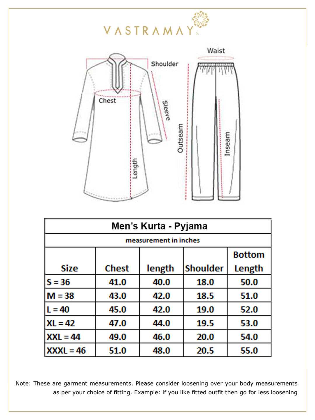 Vastramay Men's Cream Cotton Blend Kurta and Pyjama Set - PUSHMYCART