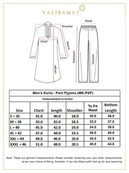 Vastramay Men's White Kurta And Pant style Cotton Pajama Set - PUSHMYCART