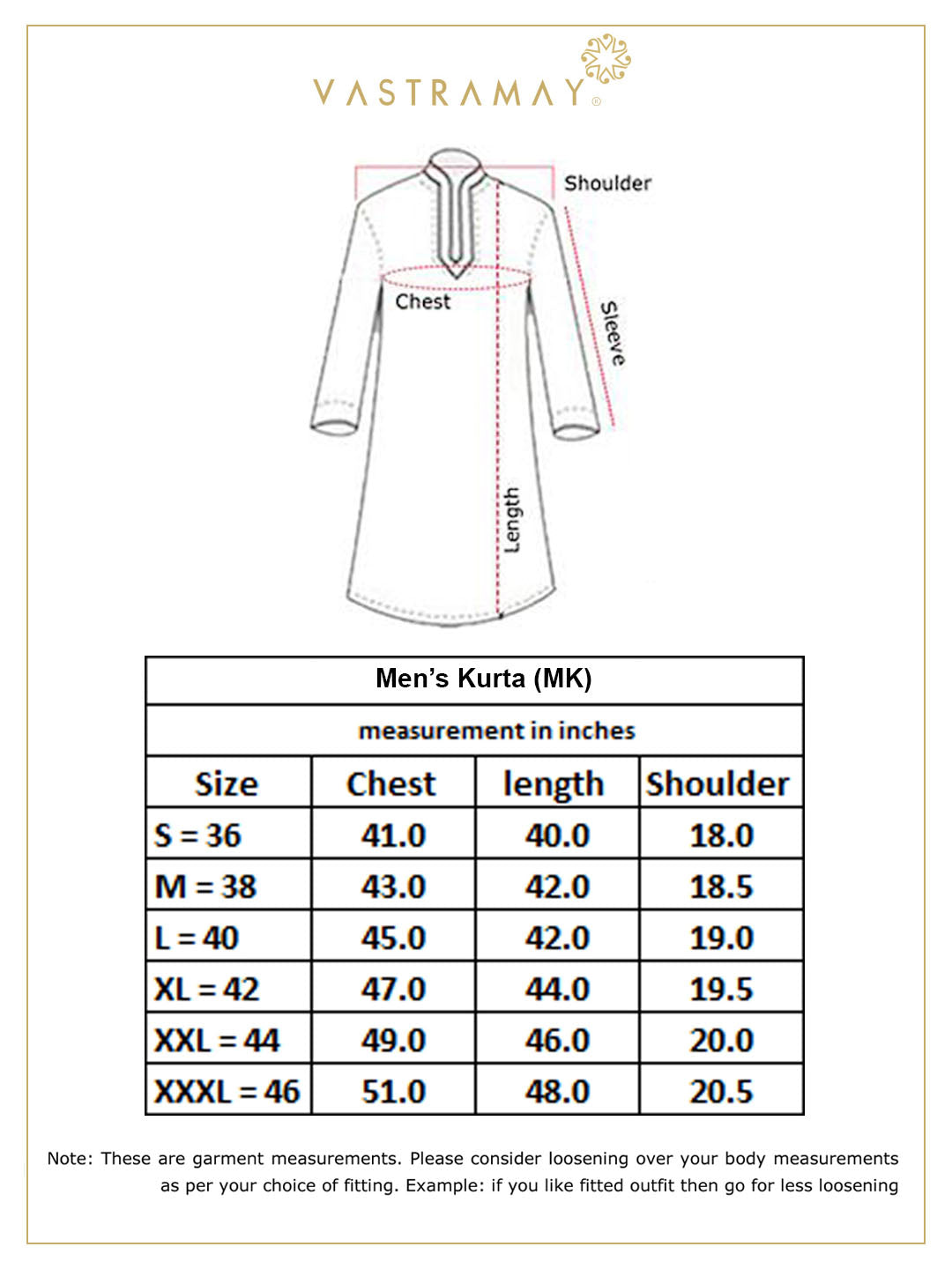 Vastramay Mens Navy Blue Cotton Blend Kurta