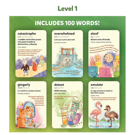 Skillmatics Vocabulary Builders Bundle Ages 8 and Up