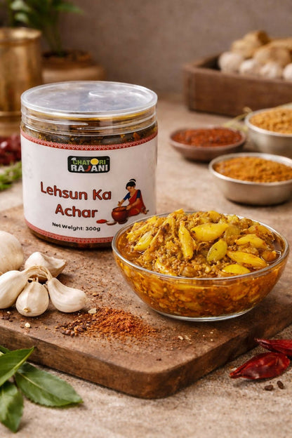 Chatori Rajani Lehsun Ka Achaar
