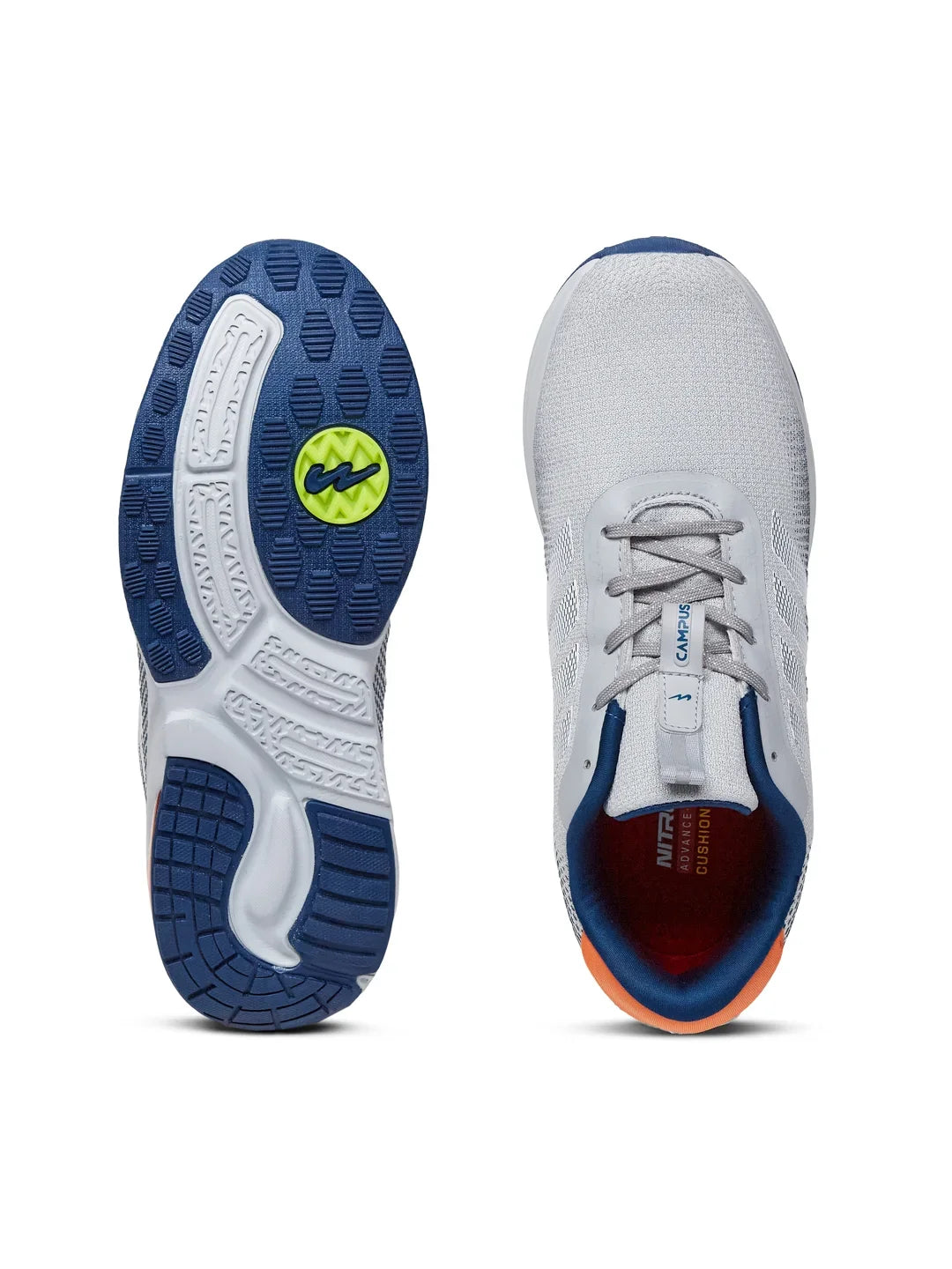 Campus MOLAR Grey Mens Running Shoes