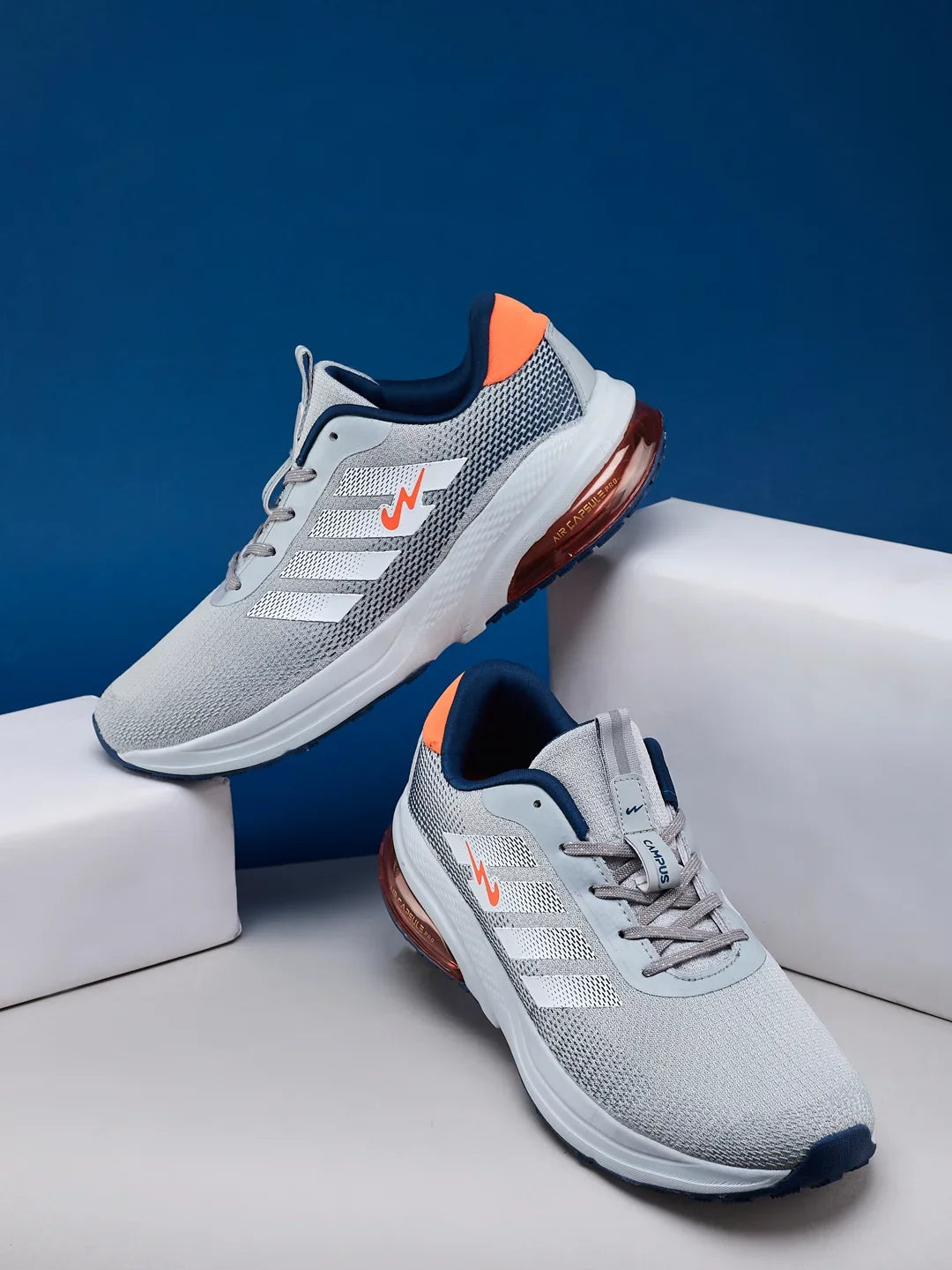 Campus MOLAR Grey Mens Running Shoes