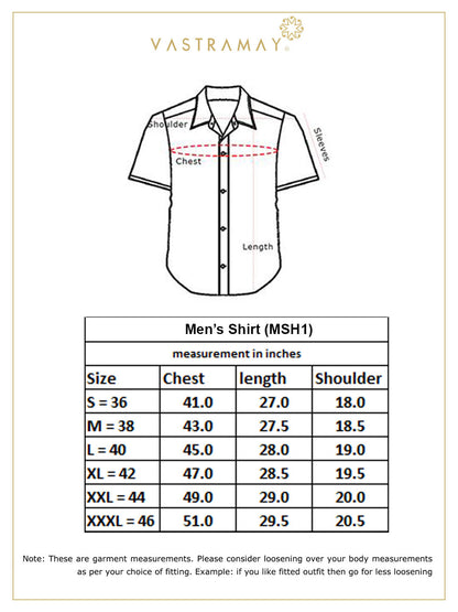 Vastramay Men's Green Silk Blend Ethnic Shirt - PUSHMYCART