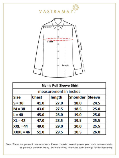 Vastramay Men's Multicolor-Base-Beige Ethnic Shirt - PUSHMYCART