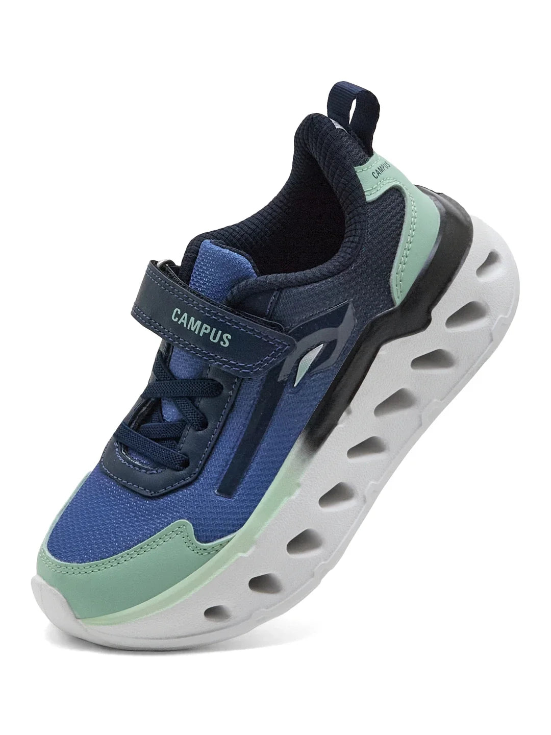 Campus MUFFLE K Blue Kids Running Shoes navy