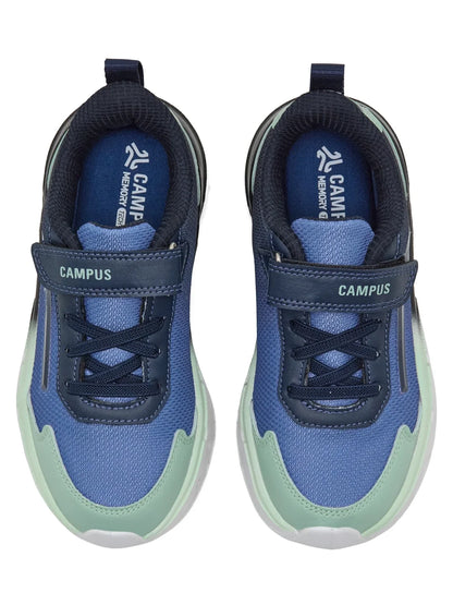 Campus MUFFLE K Blue Kids Running Shoes navy
