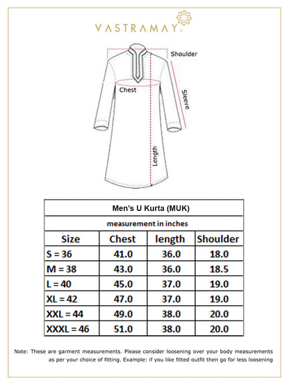 mens coffee brown cotton blend kurta