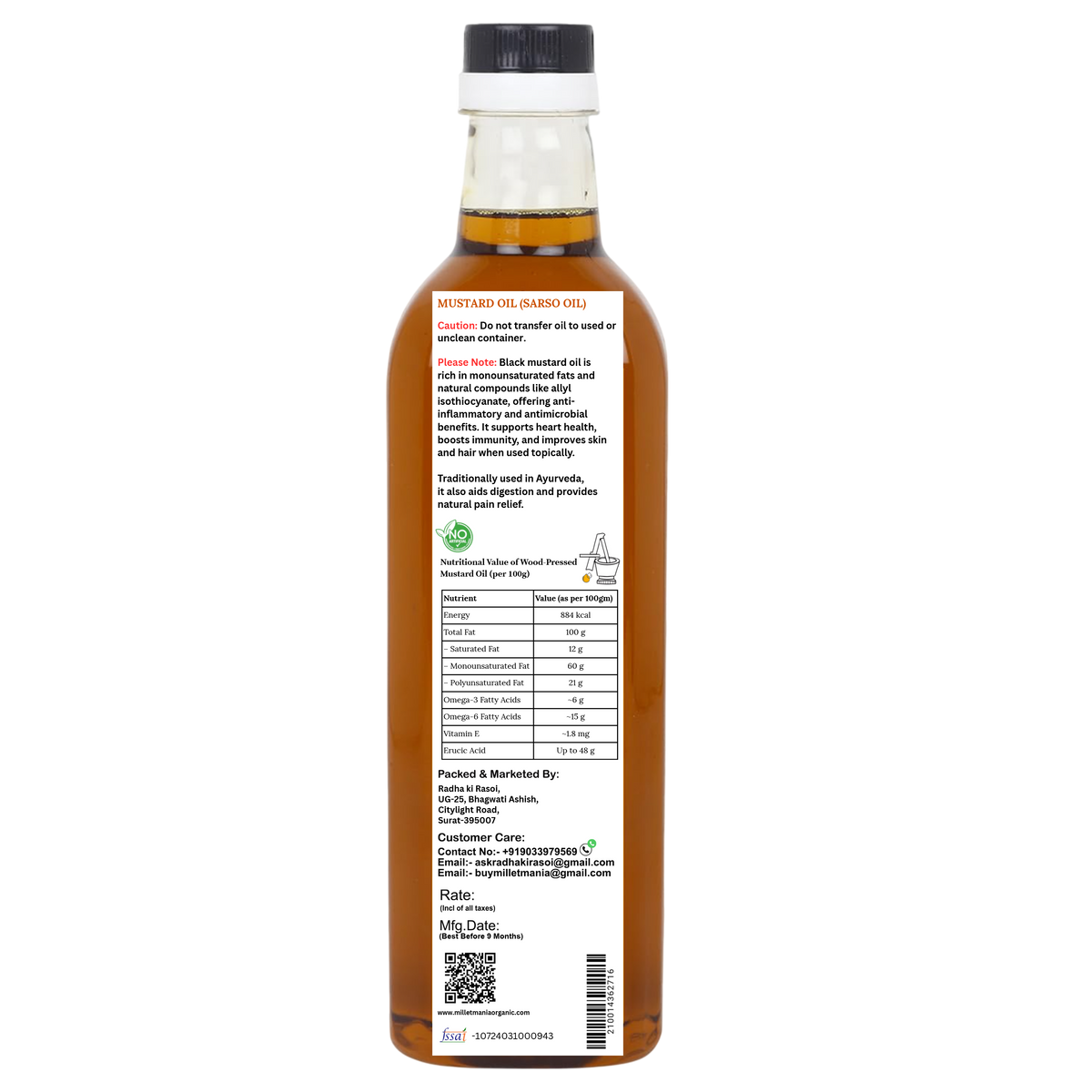 Millet Mania Mustard Oil