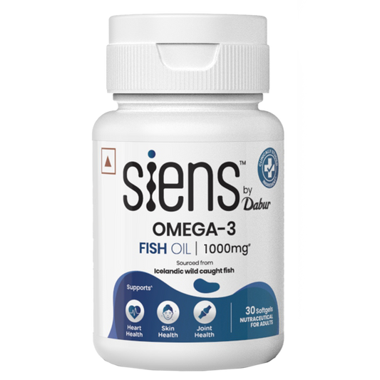 Siens by Dabur Omega-3 Fish Oil Softgels