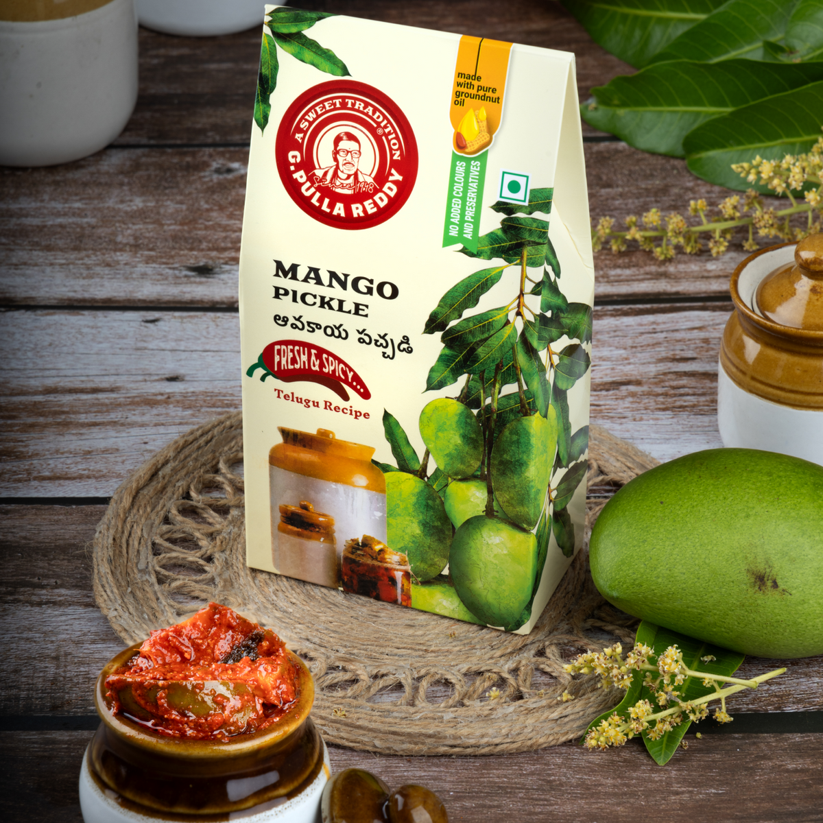 Pulla reddy Mango Thokku - PUSHMYCART