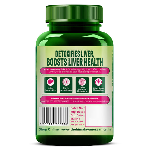 Himalayan Organics Milk Thistle Capsules