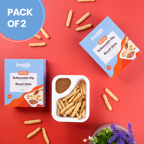 Snackible Butterscotch Dip With Sticks