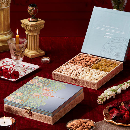 Anand Sweets Mogra Dry Fruits Wooden Box