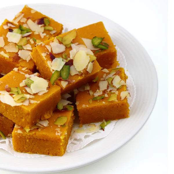 Dadus Moongdal Burfi 500g - PUSHMYCART