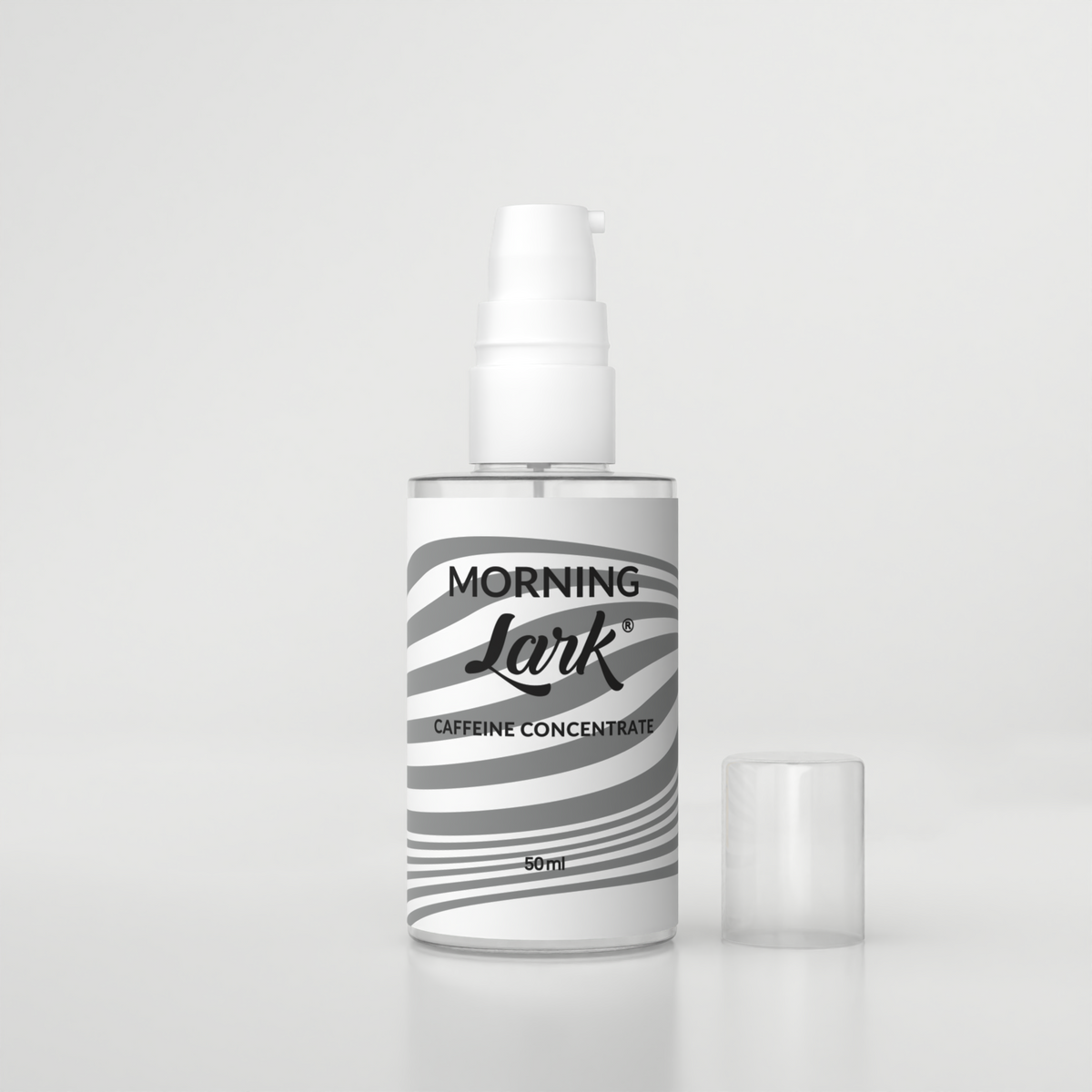 Izonis Morning Lark Caffeine Concentrate serum bottle, a premium hair care product for growth and reduced fall. - Image 2