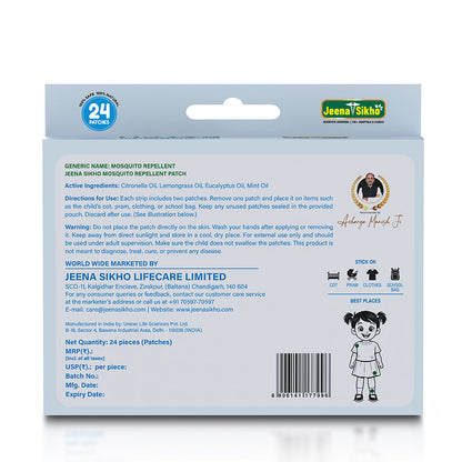 Jeena Sikho Mosquito Repellent Patch for Kids