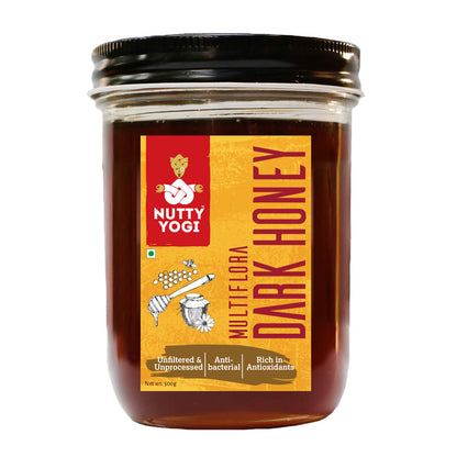 Nutty Yogi Multiflora Dark Honey 500gm