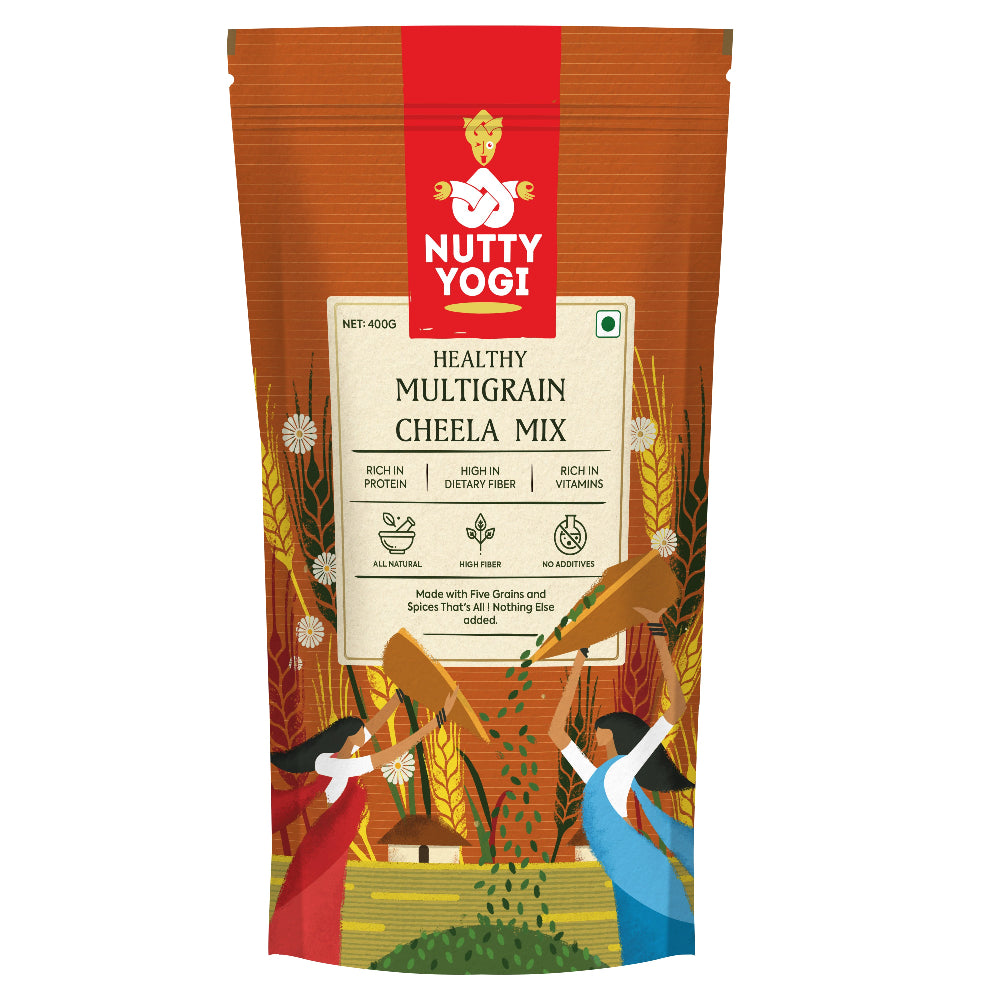 Nutty Yogi Multigrain Cheela Mix 400g