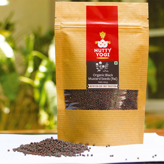 Nutty Yogi Organic Mustard Seeds 100gm
