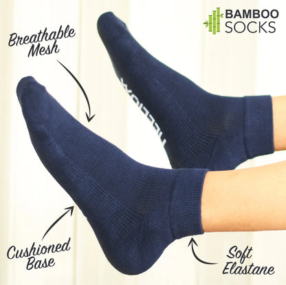 Heelium Bamboo Quarter Socks - 5 Pairs