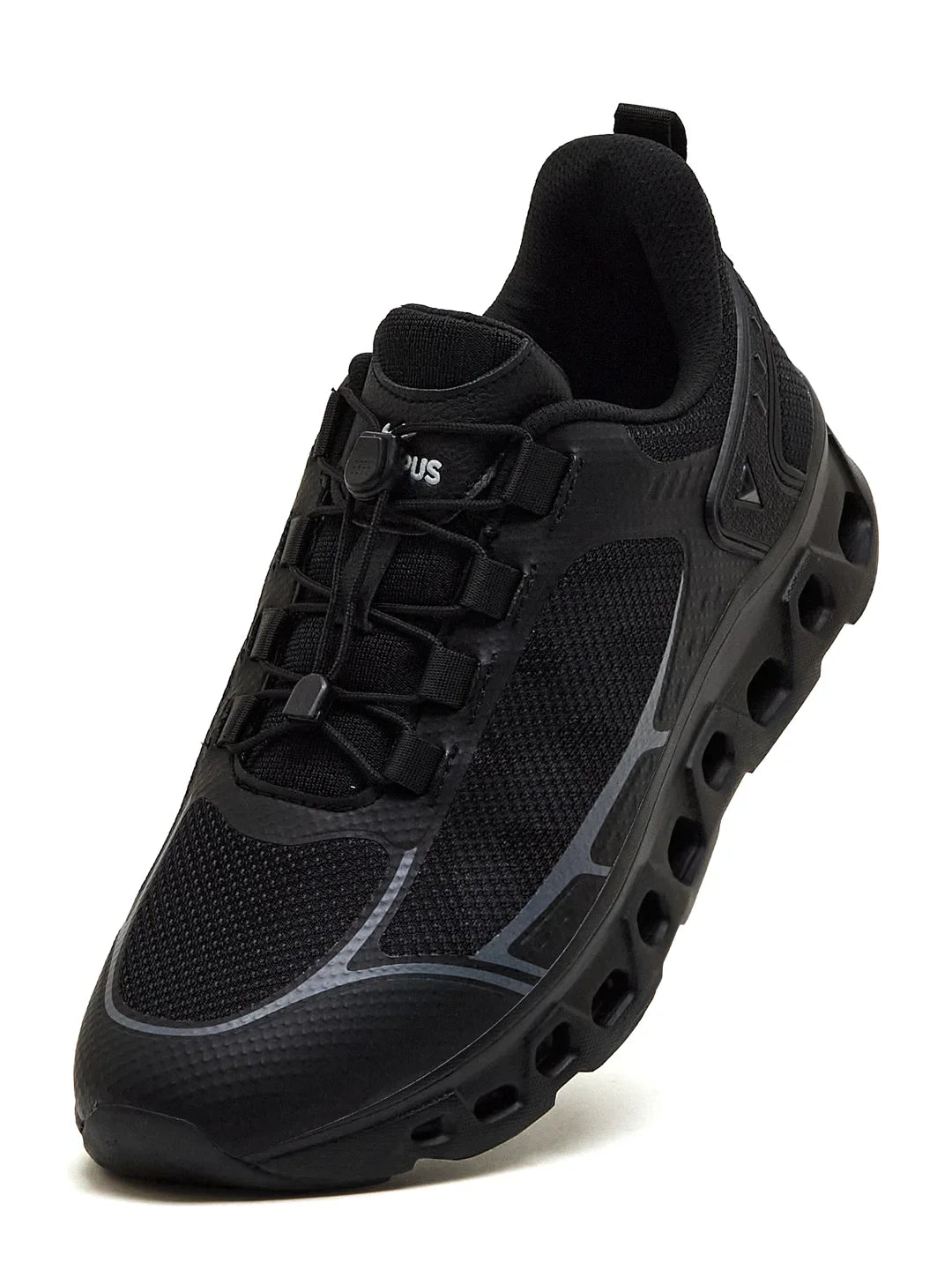 Campus NECTER Black Mens Running Shoes