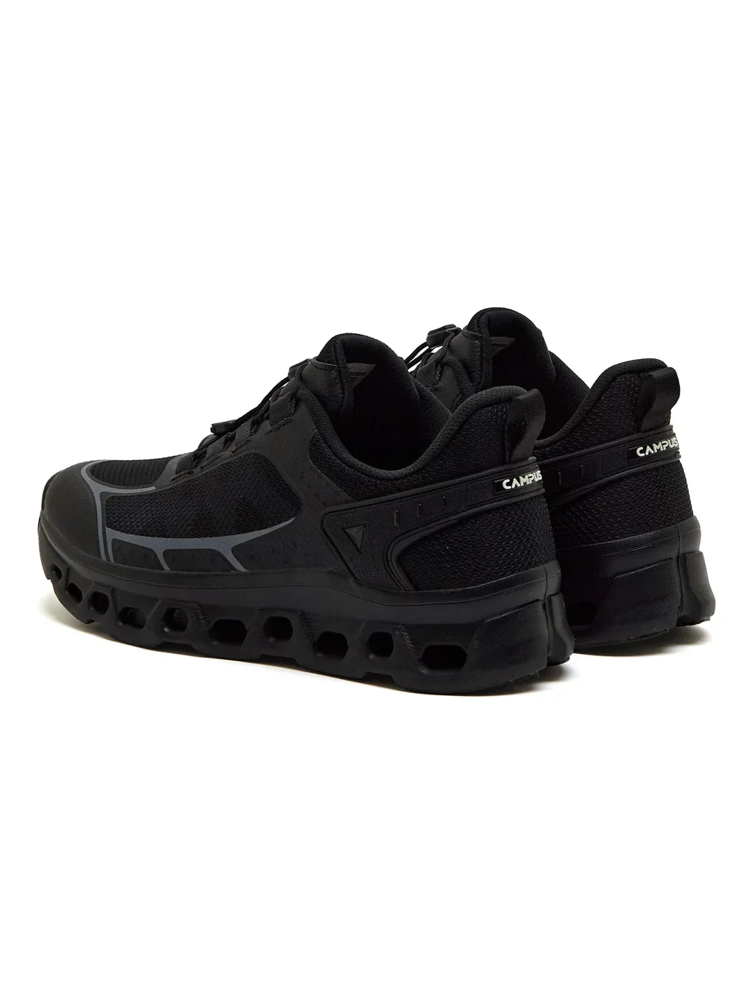 Campus NECTER Black Mens Running Shoes