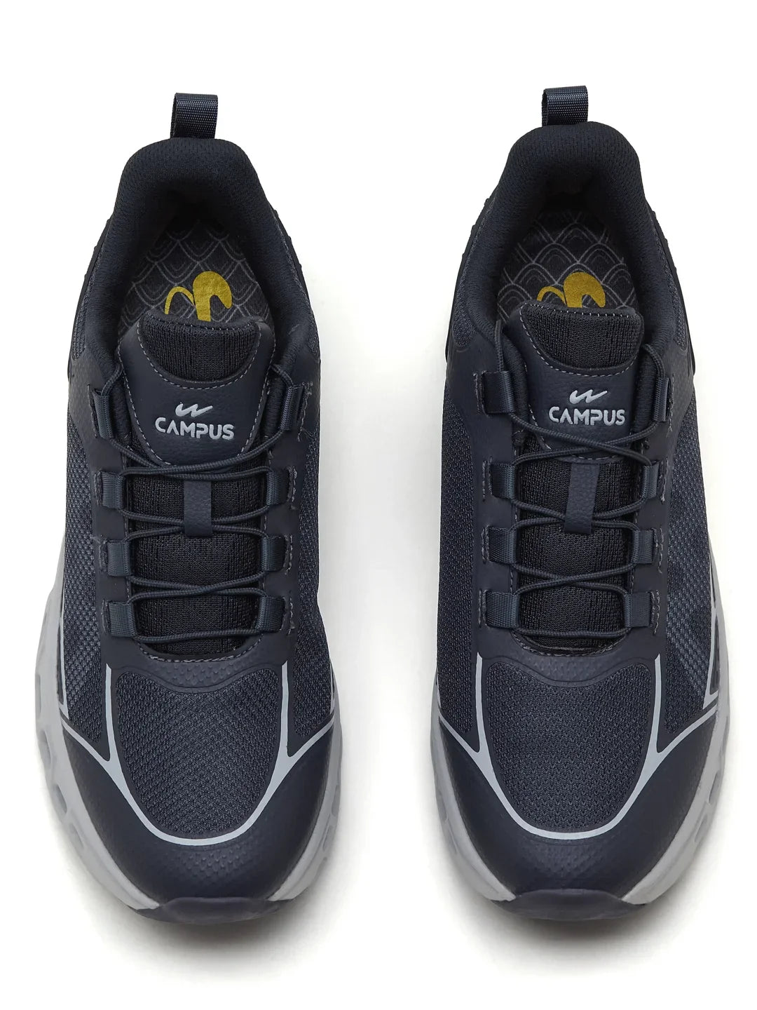 Campus NECTER Grey Mens Running Shoes