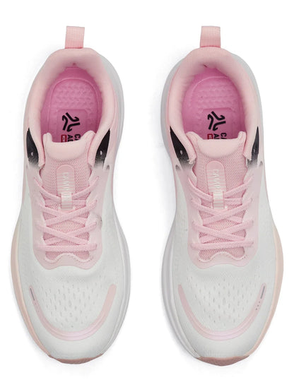 Campus NERLO White Womens Running Shoes wht pnk