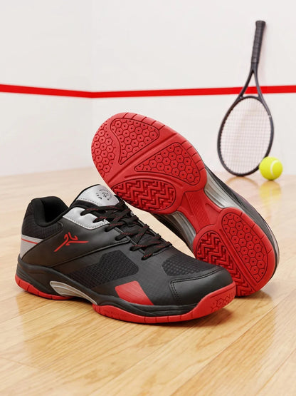 Campus NET RUSH Black Mens Badminton Shoes