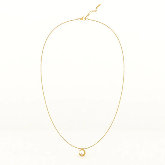 Palmonas Moon Charm Necklace