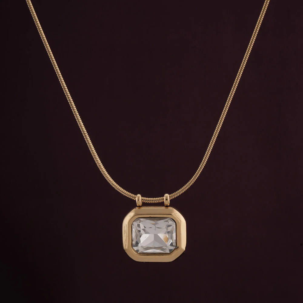 Palmonas Octagon Diamond Necklace