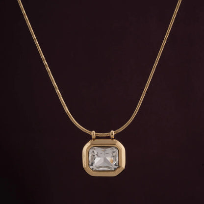 Palmonas Octagon Diamond Necklace