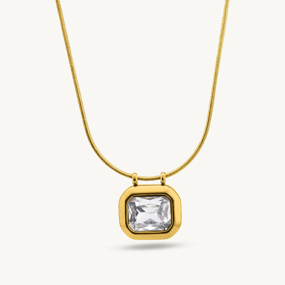 Palmonas Octagon Diamond Necklace