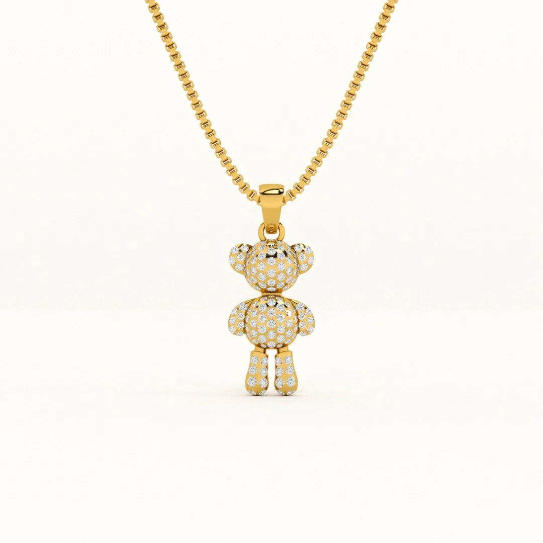 Palmonas Teddy Solitaire Necklace