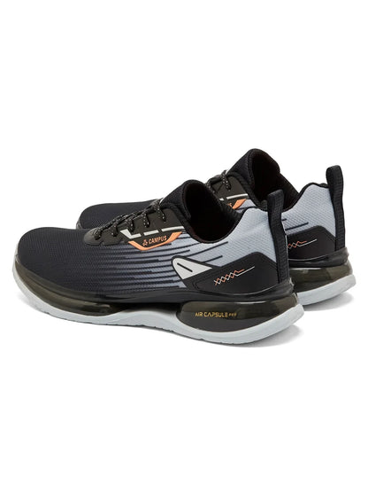 Campus NORIL Black Mens Running Shoes