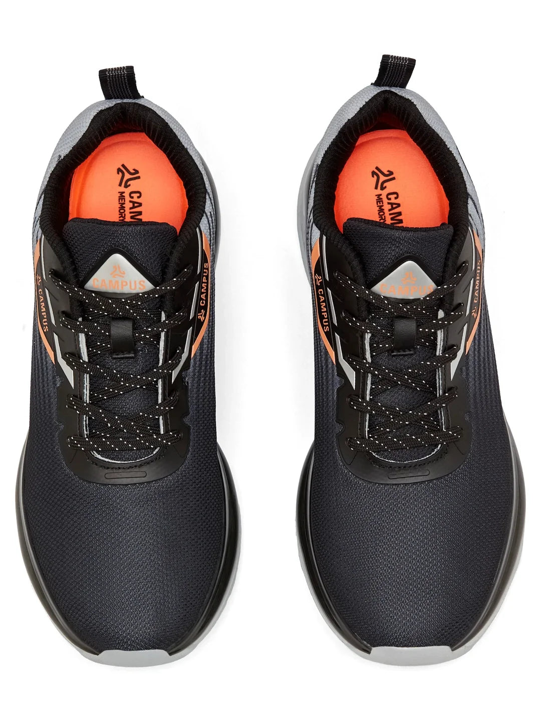 Campus NORIL Black Mens Running Shoes