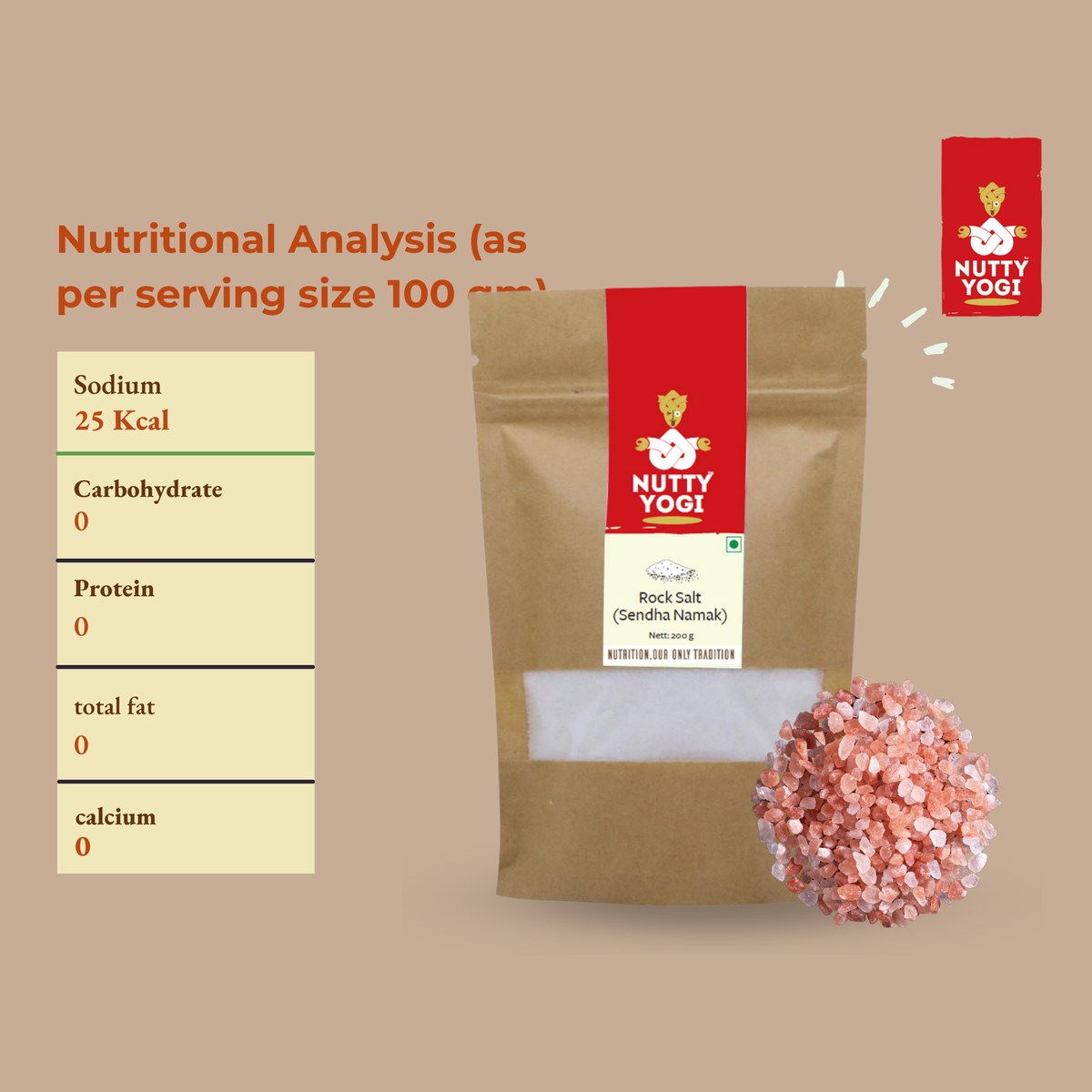 Nutty Yogi Rock Salt Sendha Namak
