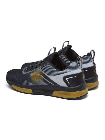 Campus NUTRO C Black Child Running Shoes