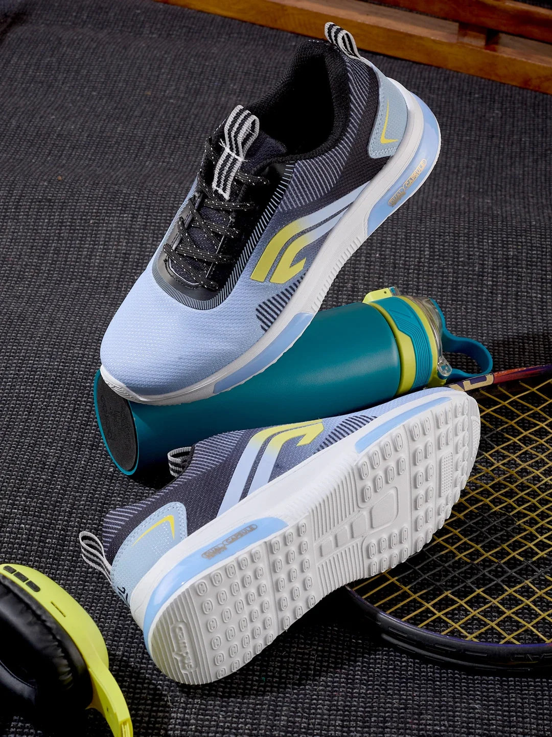 Campus NUTRO C N Blue Child Running Shoes