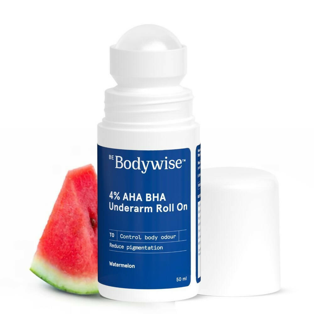 BeBodywise 4% AHA BHA Underarm Roll On - Watermelon 50 ml – PUSHMYCART