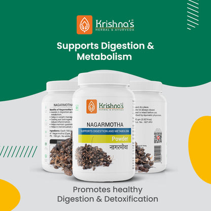 Krishna'S Herbal & Ayurveda Nagarmotha Powder 