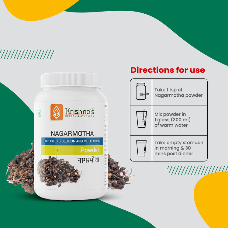 Krishna'S Herbal & Ayurveda Nagarmotha Powder 