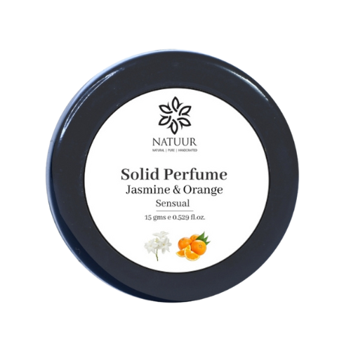 Natuur Solid Perfume Jasmine & Orange Sensual Blend (15g)