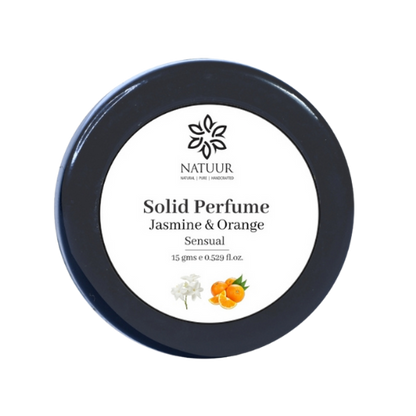 Natuur Solid Perfume Jasmine & Orange Sensual Blend (15g)