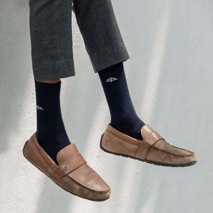 Heelium Bamboo Men Crew Socks (Thin & Light) - 5 Pairs
