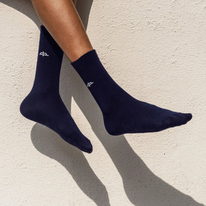 Heelium Bamboo Men Crew Socks (Thin & Light) - 3 Pairs