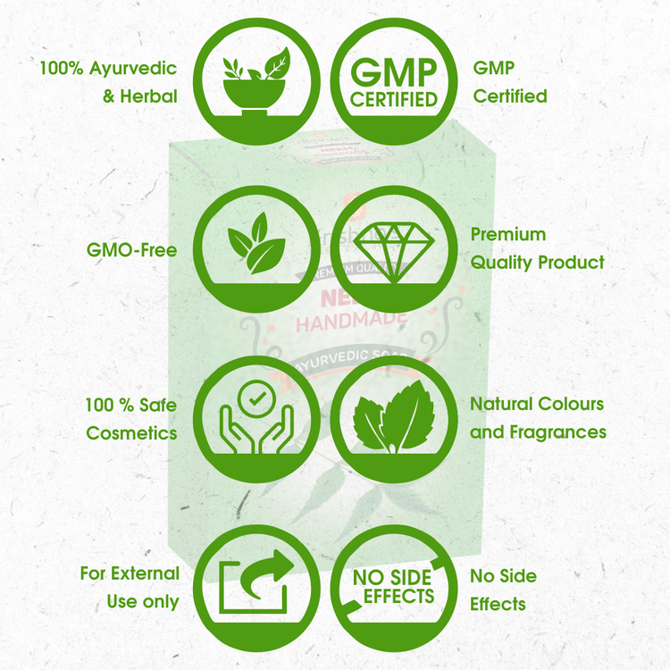 Krishna'S Herbal & Ayurveda Neem Handmade Soap 