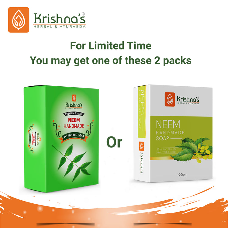 Krishna'S Herbal & Ayurveda Neem Handmade Soap 