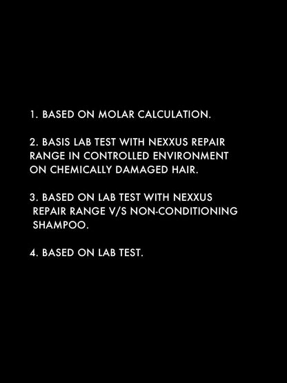 Nexxus PROMEND REPAIR KERATINIZING MASK with Trillion Protein Transfusion for damaged hair.